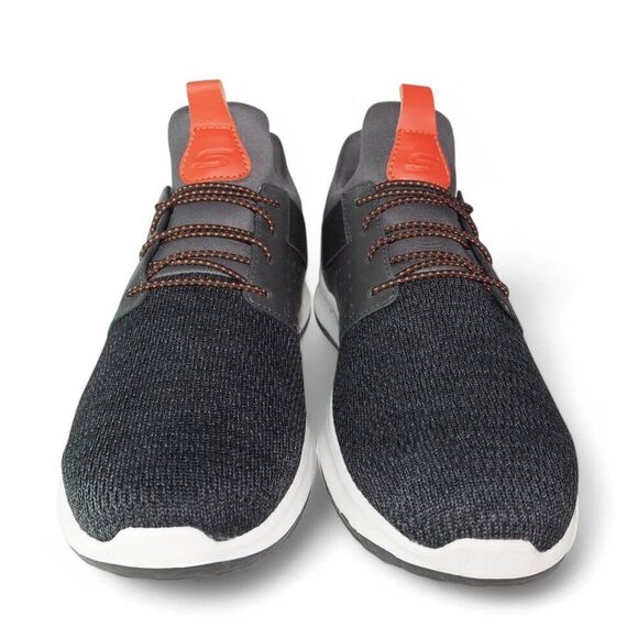 Skechers Delson Classic Fit Air Cooled Comfort Sneakers Grey Black 65474 Men 11 - Picture 3 of 11